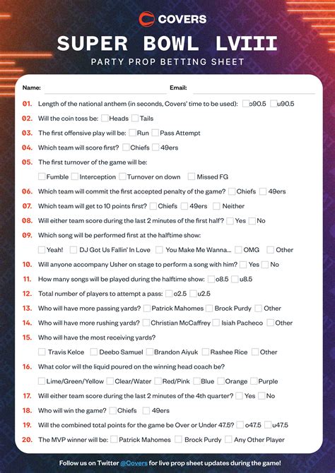 printable prop bets super bowl